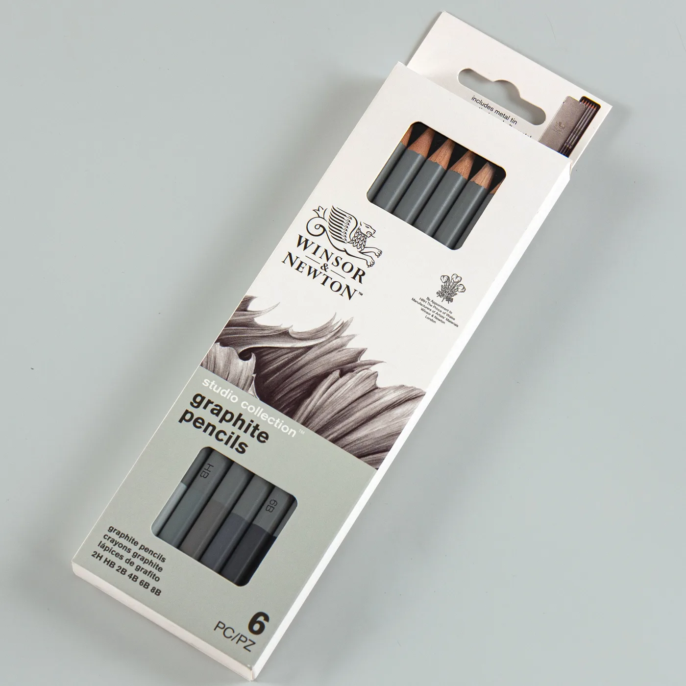 Set di 6 matite di grafite della collezione Studio Winsor&Newton