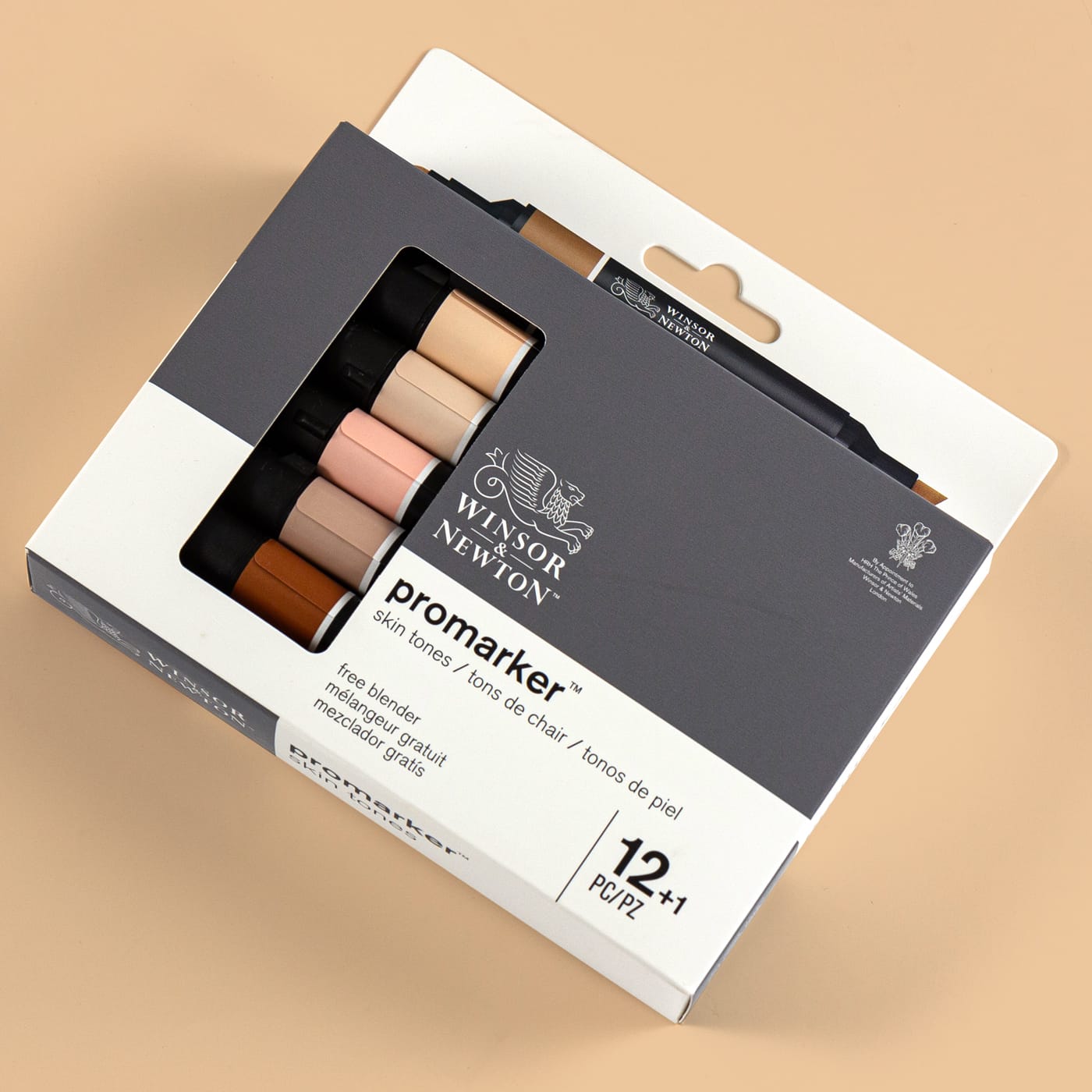 Set Promarker skin tones - 12 colori+1 blender tonalità della pelle Winsor&Newton