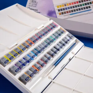 Set Acquerelli Cotman Winsor&Newton Studio 45 colori + pennello