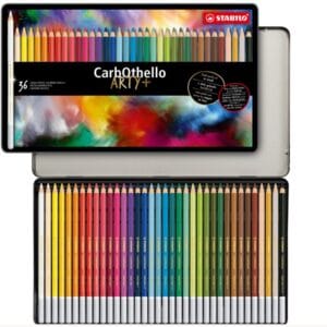 STABILO Matite Acquerellabili Bianco - Confezione Da 5 - Effetto Acquerello