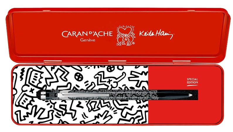 Penna a sfera 849 Caran D'Ache Haring nera