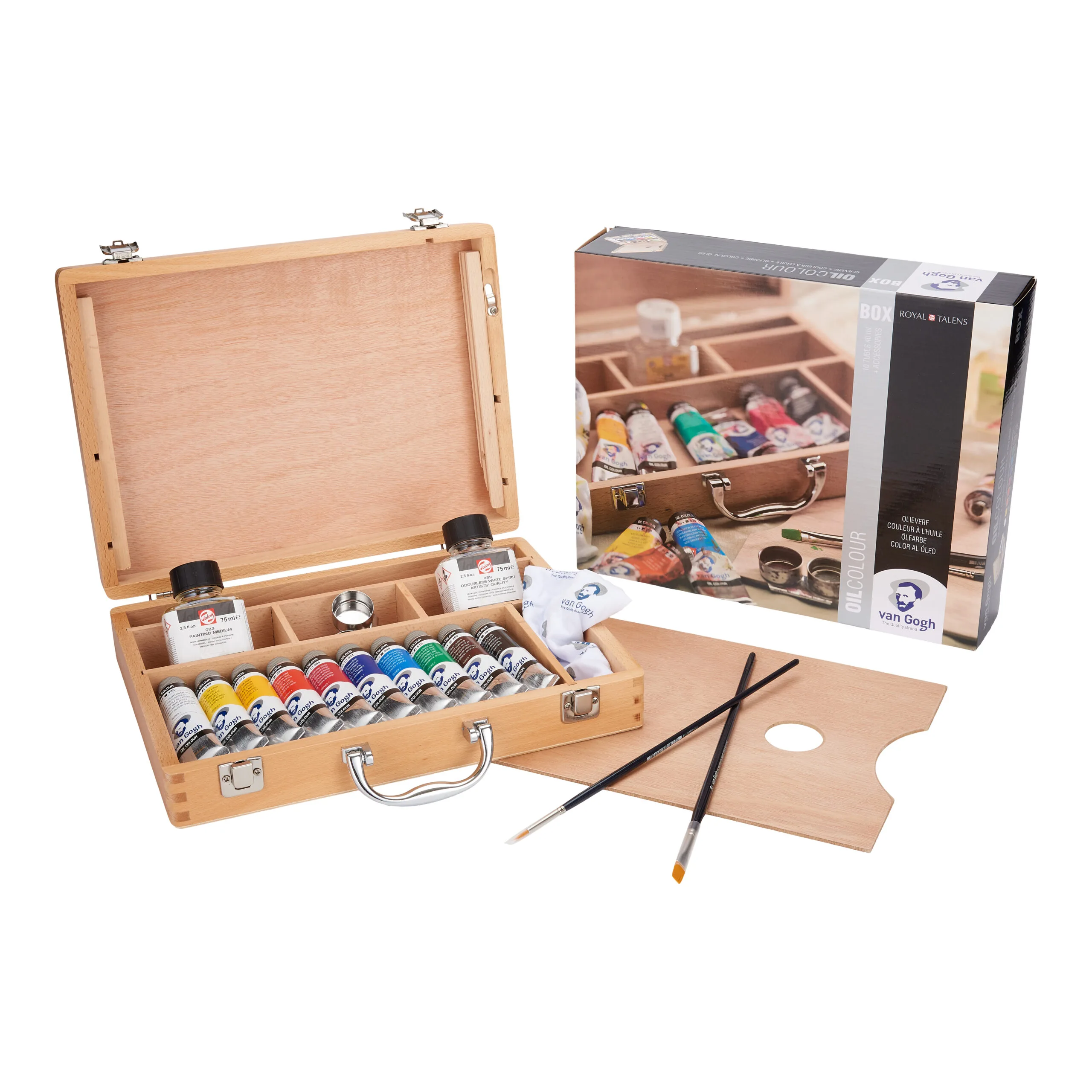 Van Gogh Basic Box colori a olio in valigetta di legno