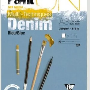 Blocco Paint On Denim A3 250 gr