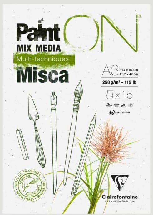 Blocco Paint On Misca A3 250 gr