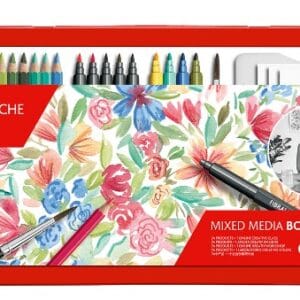 Set botanico colore e lettering Julie Thomas + 1 corso online Caran d'Ache Ed.Limitata