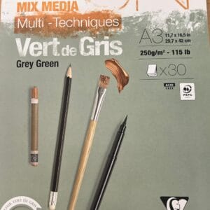 Blocco Paint On Vert de Gris A3 250 gr