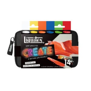 Set colori Acrilici Liquitex Basics +astuccio