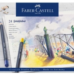 Set 24  Matite colorate Goldfaber Faber Castell