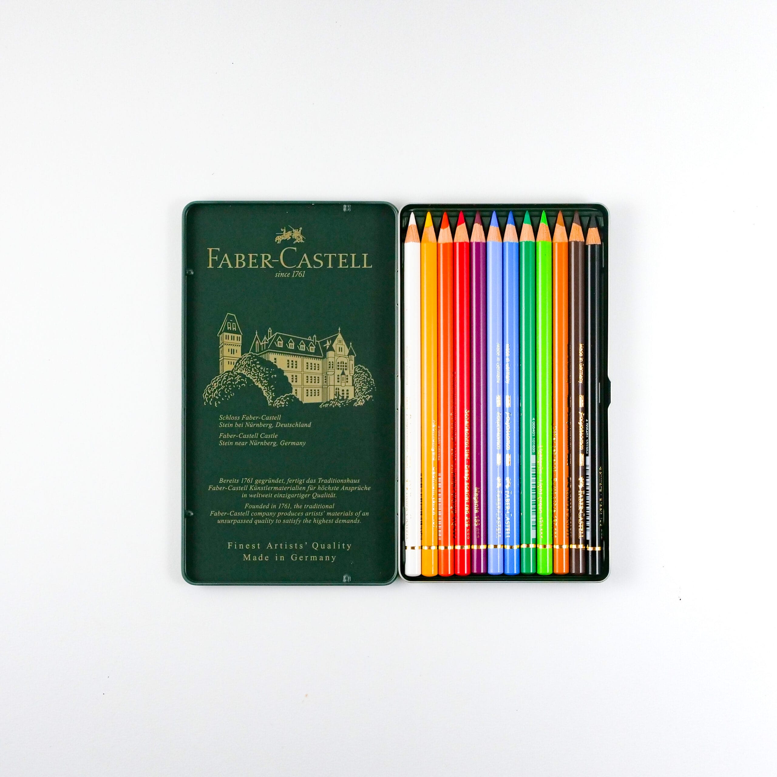 Set 12 matite colorate Polychromos Faber Castell